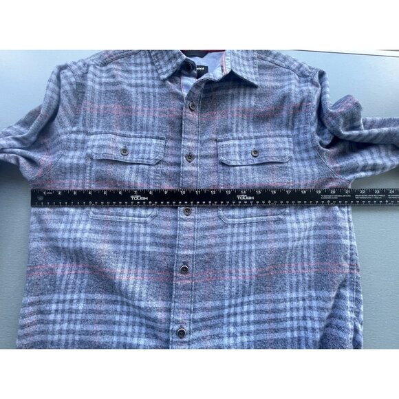 Marmot Jasper Midweight Flannel Shirt Medium Super Soft Long Sleeve Size Medium - Picture 10 of 14
